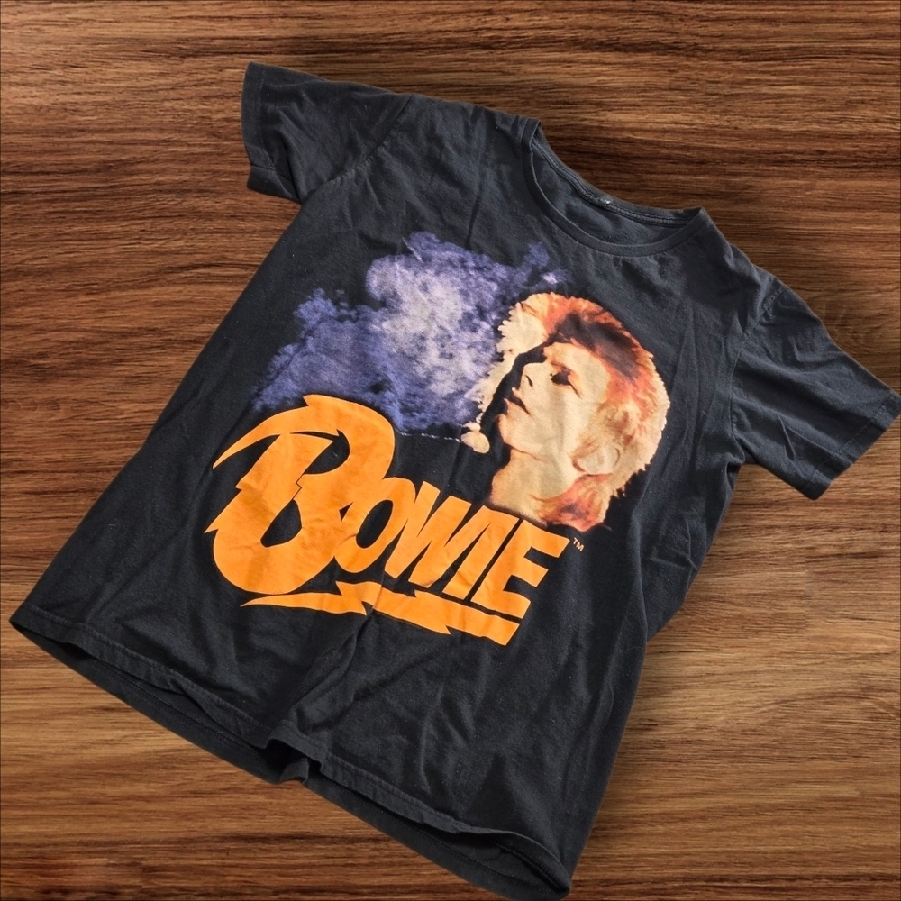 Bay Island David Bowie Graphic  Tee Shirt w